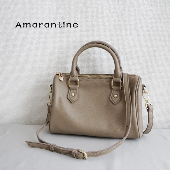 ソフトな本革バッグ斜め掛けショルダーバッグ２way通勤バッグ大人 3枚目の画像