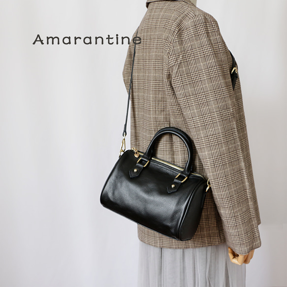 ソフトな本革バッグ斜め掛けショルダーバッグ２way通勤バッグ大人 14枚目の画像