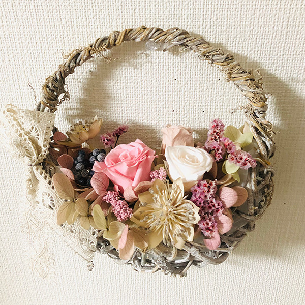 シャビーシックなリース 4,680円