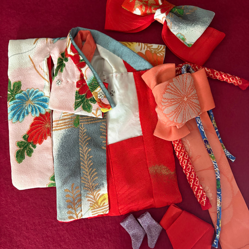 アイシードール着物　(振袖) 473 ブライス アイシードール アウトフィット 振袖着物 - メルカリ