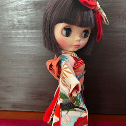 22cmドールさん振袖　0226    ブライス　アイシードール 4枚目の画像