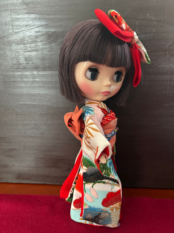 22cmドールさん振袖　0226    ブライス　アイシードール 4枚目の画像