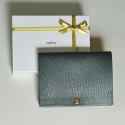 シルバー金具 /スミクロHazuki Ishizuka 高級フランスレザー長財布 高級革>フランスレザー使用 長財布（グレージュ） 長財布 Hazuki