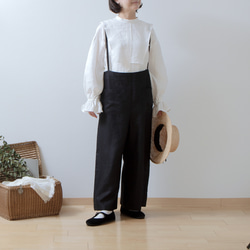 大島紬のゆったりワイドパンツ お好きな着丈で 大人の普段着 着物