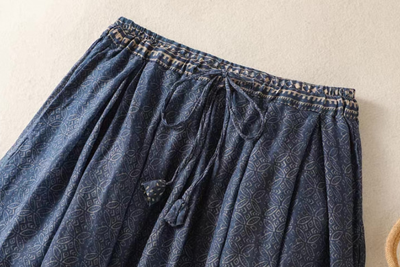 夏◆綿麻◆スカート◆コットンリネン◆通勤◆通学◆ 4枚目の画像