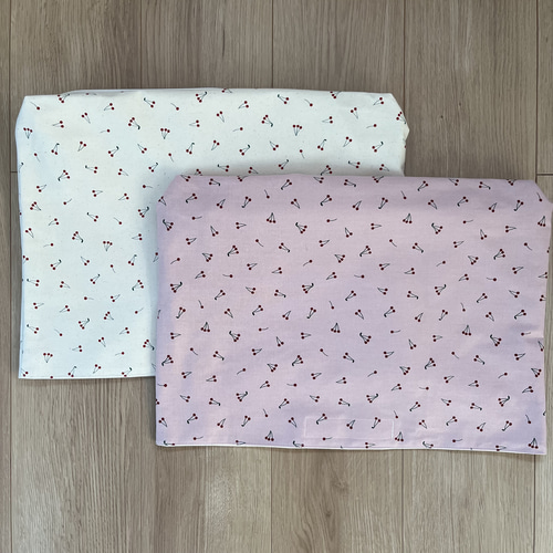 さくらんぼ防災頭巾カバー サイズ選べます、サイズオーダー出来ます