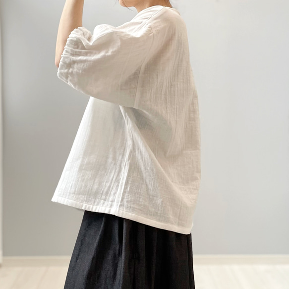 ダブルガーゼTシャツ。4色から2色選んでちょっとお得。身幅・袖幅たっぷりで着やすいタイプ【受注製作】 3枚目の画像