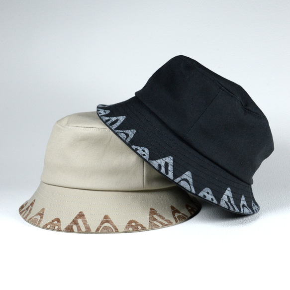 Tateyama バケットハット／ユニセックス／帽子／山 模様 7枚目の画像