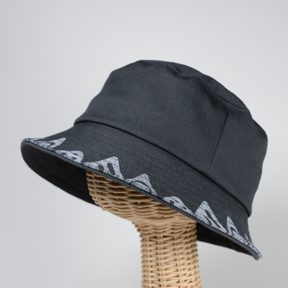 Tateyama バケットハット／ユニセックス／帽子／山 模様 1枚目の画像