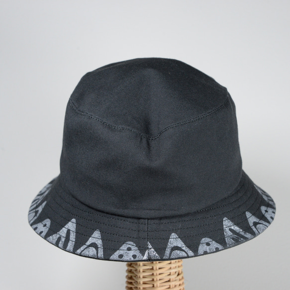 Tateyama バケットハット／ユニセックス／帽子／山 模様 3枚目の画像