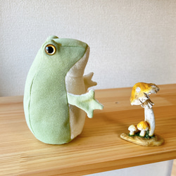 おねむのタコくんJr.【キルトグレー×ミントグリーン】 ぬいぐるみ