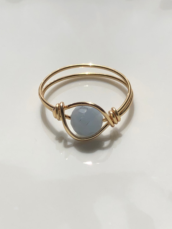 エンジェライト サイズオーダーリング 天然石 リング 指輪 お守り 指輪  