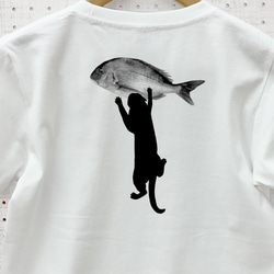 【世界猫の日sail】反省猫 Ｔシャツ 白 ホワイト 半袖 tシャツ レディース メンズ tしゃつ ねこ ネコ 5枚目の画像
