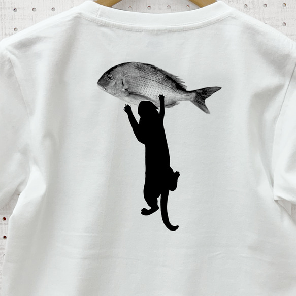 【世界猫の日sail】反省猫 Ｔシャツ 白 ホワイト 半袖 tシャツ レディース メンズ tしゃつ ねこ ネコ 5枚目の画像