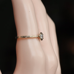 K10天然ダイヤモンド0.213カラットの10金リング 12枚目の画像