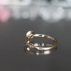 K10天然ダイヤモンド0.213カラットの10金リング 5枚目の画像