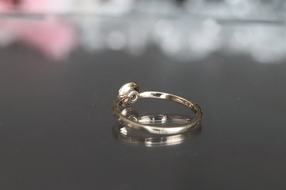 K10天然ダイヤモンド0.213カラットの10金リング 5枚目の画像