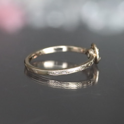 K10天然ダイヤモンド0.213カラットの10金リング 4枚目の画像