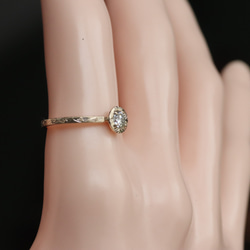 K10天然ダイヤモンド0.213カラットの10金リング 11枚目の画像