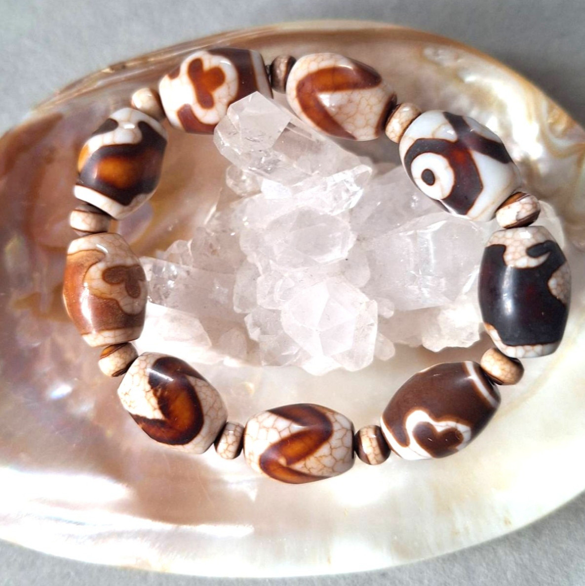 感謝価格‼️龍紋天珠さんのブレスレット❤