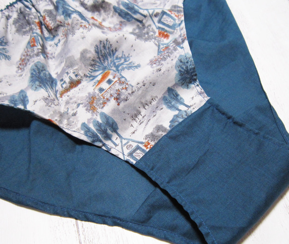 綿ローンのリラックスショーツ・お家の風景・切替☆M～Lサイズ☆ふんティー・ふんどしパンツ 3枚目の画像