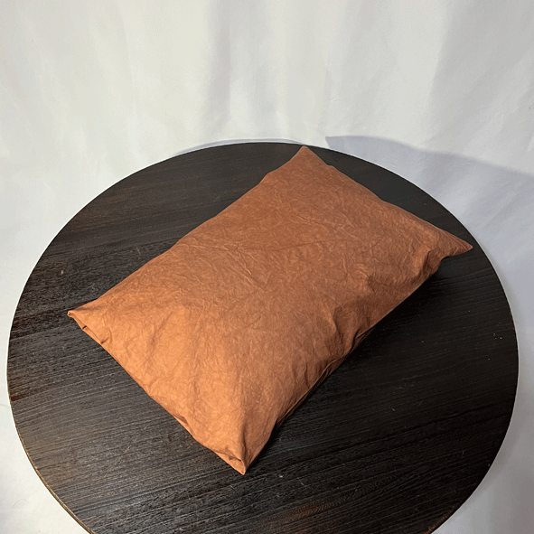 柿渋染め 綿枕カバーK25050