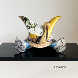 ⭐︎お雛様⭐︎ポーセリン ミモザ 柄 平安の雅 桃の節句 おひなさま