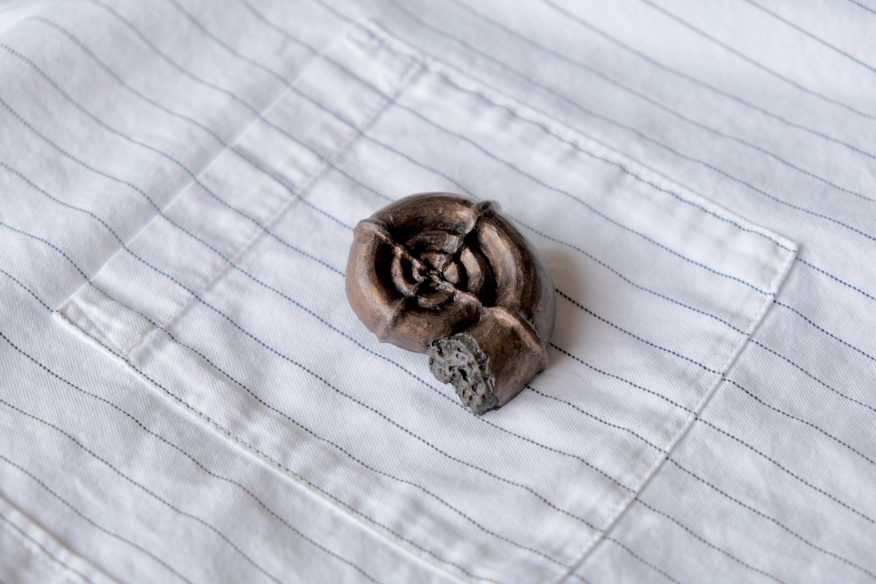 アンモナイトブローチD