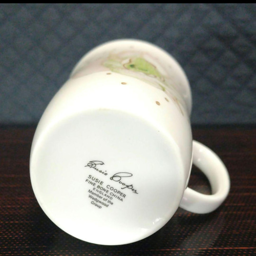 超美品、スージークーパー、「マグノリア」カップ&amp;ソーサー1客 ウェッジウッド マグノリアブラッシュ トリオ スージークーパー
