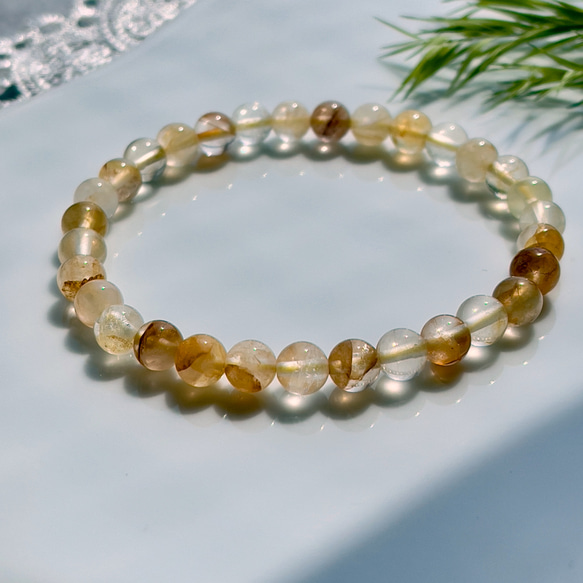 イエローマニカランヒマラヤ水晶 ブレスレット Himal 〜harmony stone