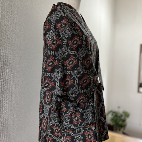 未使用の反物 定価12.8万◆東京都指定技術工芸品 村山大島紬 正絹100% 1_27cc9c8df435d4eb4767b5295811