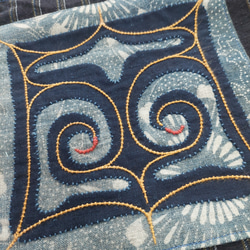 アイヌ刺繍　トートバッグa 2枚目の画像