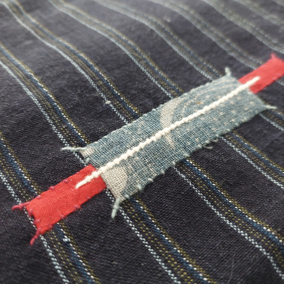 アイヌ刺繍　トートバッグb 5枚目の画像