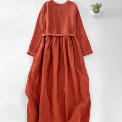 のワンピ#大人 #大人ワンピース #ナチュラル #クラシカル #クラシック #シック #上品 #ナチュラルカラー #アー 3枚目の画像