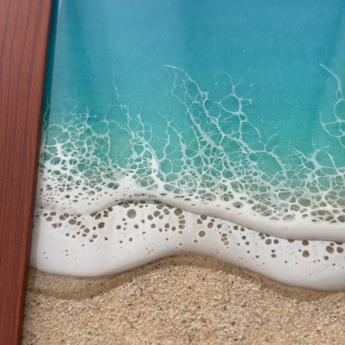 レジンアート オーシャンアート 2L判フォトフレーム 沖縄 珊瑚砂