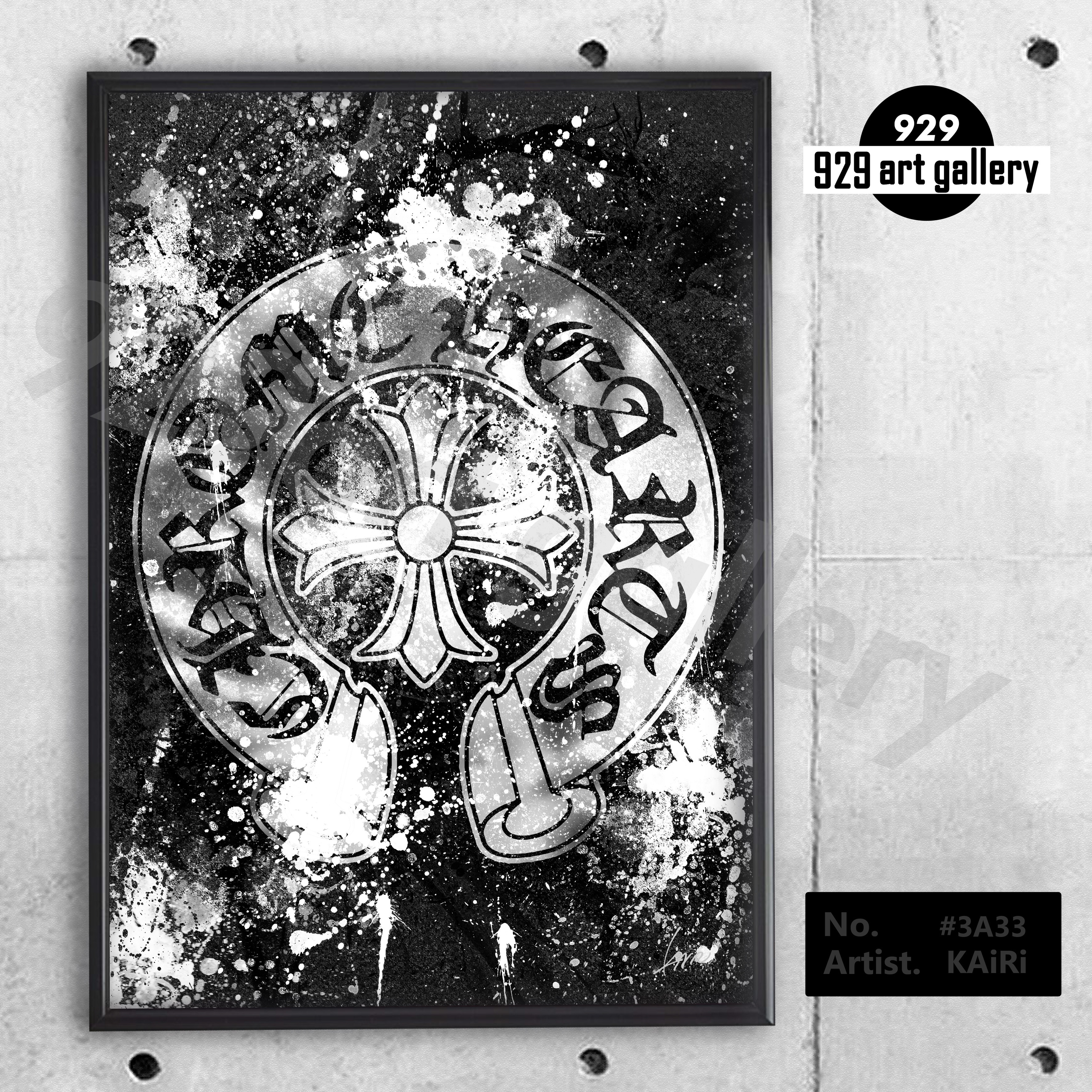 CHROME HEARTS type☆オマージュアートインテリアポスター＃333