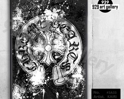CHROME HEARTS type☆オマージュアートインテリアポスター＃333