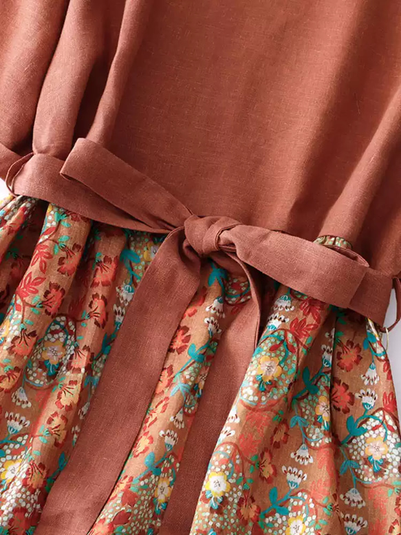 セット 夏の新作、旅行 ワンピース、レディース、 ゆったりおしゃれ シンプル 大人可愛い ゆった 3枚目の画像