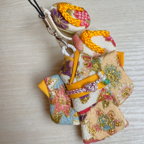 309 小さな着物 ミニチュア着物 ストラップ 309 小さな着物 ミニチュア