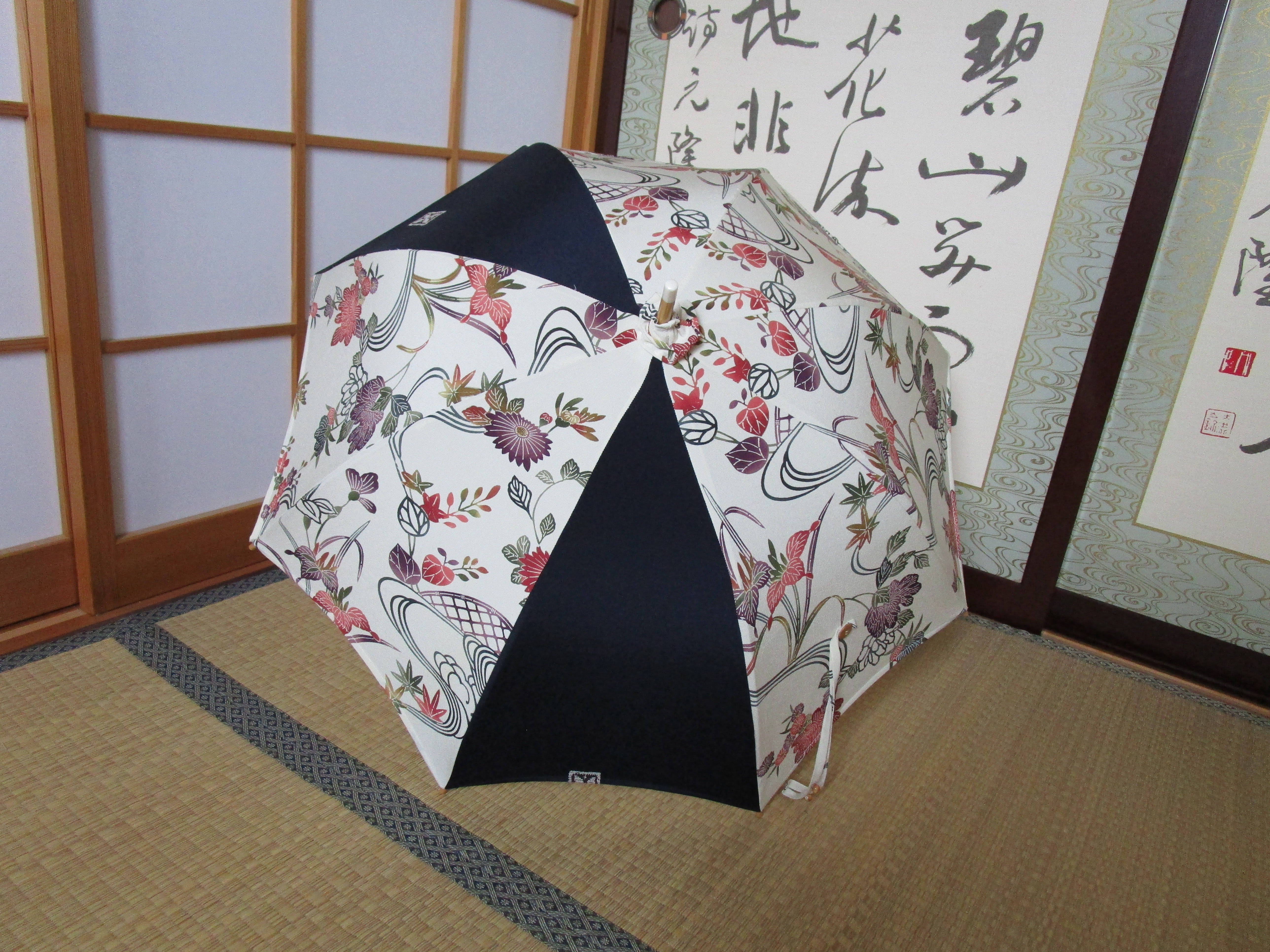 型染め・着物から日傘（傘袋付き）