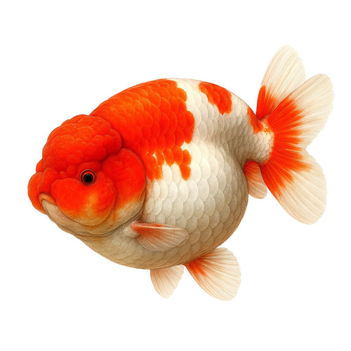 ドライ Tシャツ らんちゅう 金魚 赤色 ランチュウ グッズ 蘭鋳 蘭虫 T