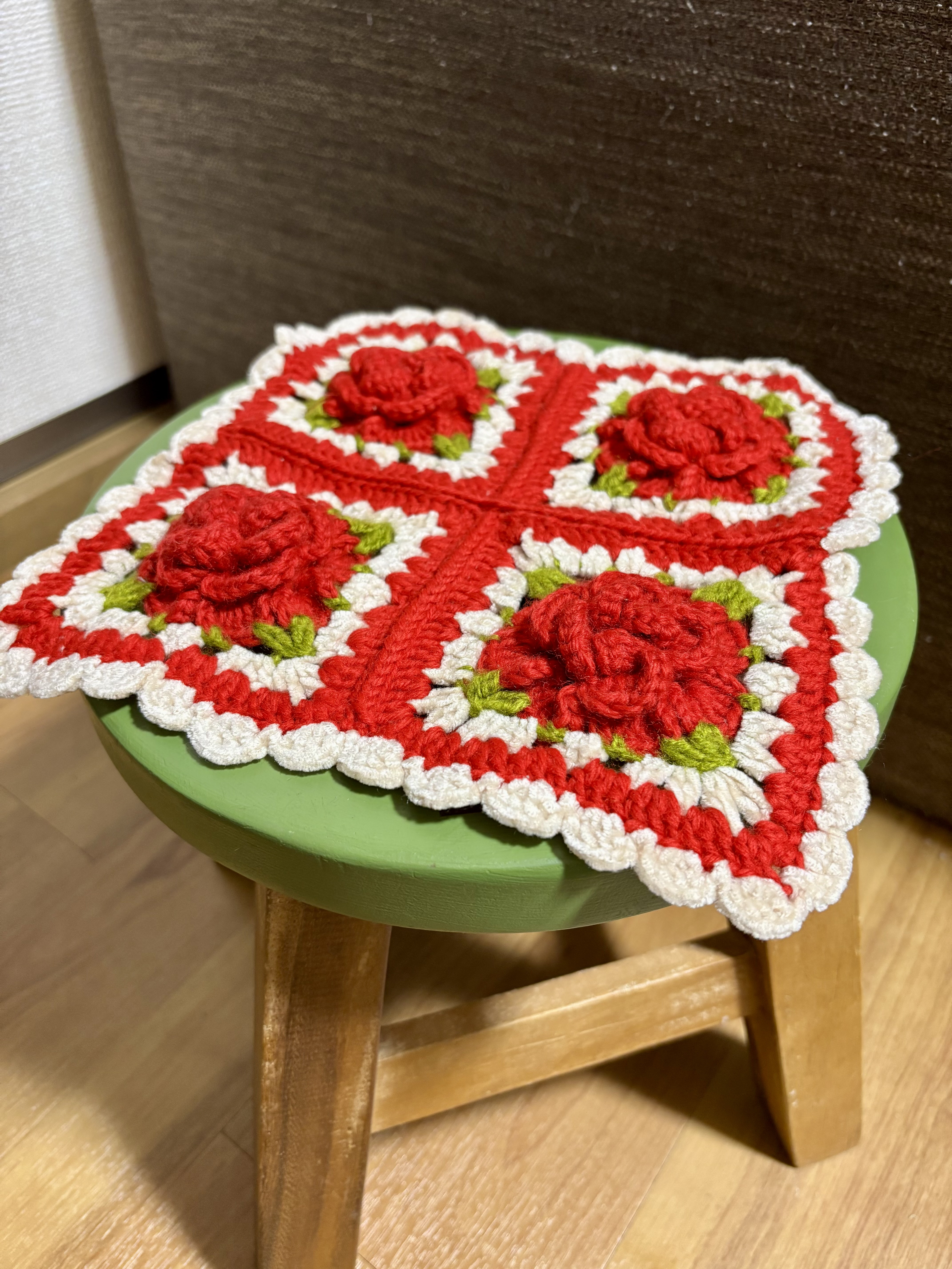 京介様　薔薇モチーフ　マルチカバー 京介様薔薇モチーフマルチカバー