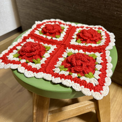 オーダーOK】花束ブランケット バラの花 薔薇 マルチカバー