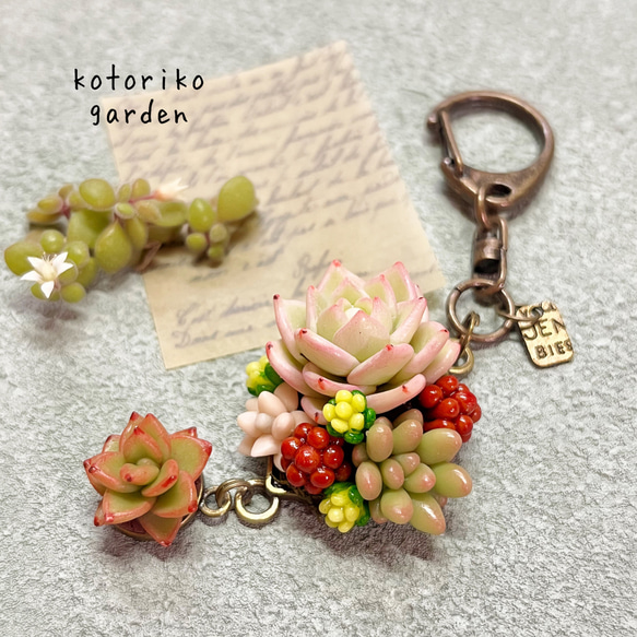 樹脂粘土 多肉 チャーム 樹脂粘土 多肉 チャーム 🌱おうち習い事アプリ『ミルーム