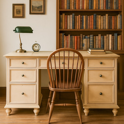 アンティーク調プレジデントデスク(両袖机) president desk 役員机