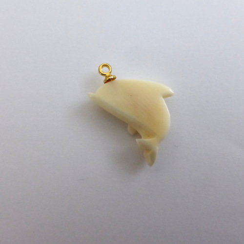 マッコウクジラ歯 イルカのペンダントトップ（1） ネックレス