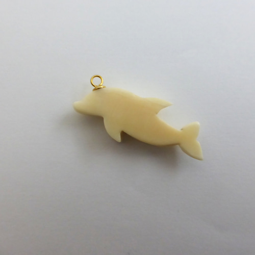 マッコウクジラ歯 イルカのペンダントトップ（2） ネックレス