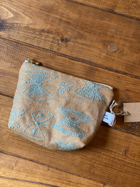 handmade  ミナペルホネン スカイフラワー生地 使用 2枚目の画像