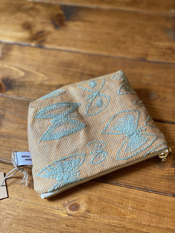 handmade  ミナペルホネン スカイフラワー生地 使用 3枚目の画像