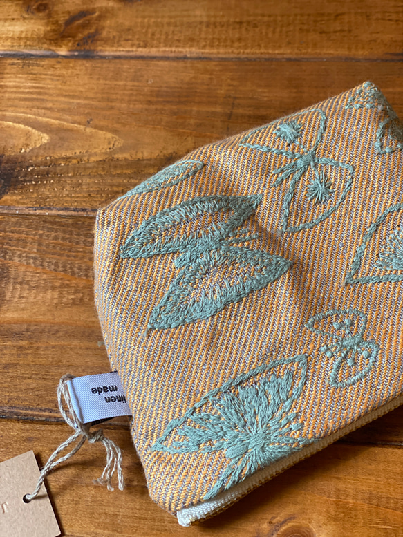 handmade  ミナペルホネン スカイフラワー生地 使用 1枚目の画像